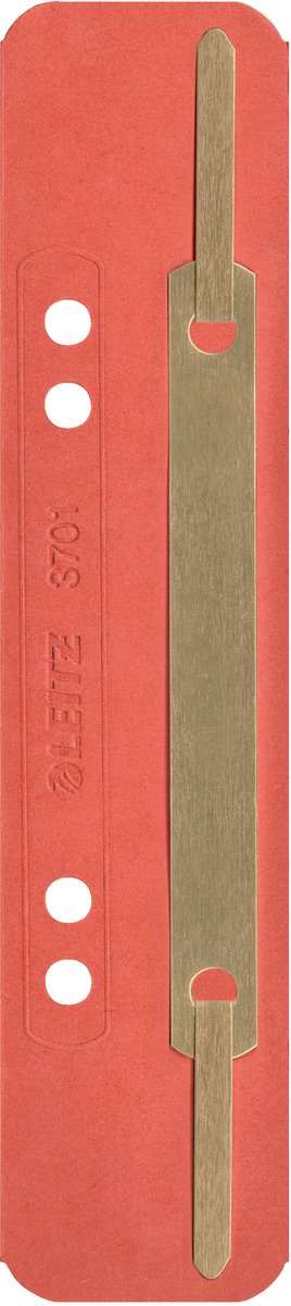 LEITZ hechtstrip, 35 x 158 mm, karton, rood
