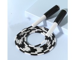 2-pack Ervaar soepel en verstelbaar springen met het Beaded Jump Rope – onbreekbare handvatten, rotatie zonder klitvorming