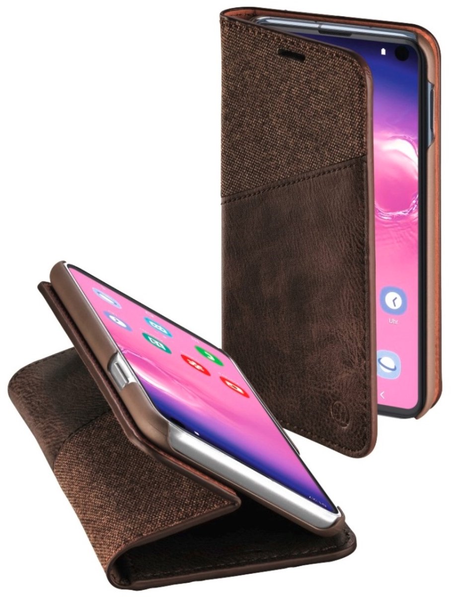 Prime Line Booklet Gentle Brown voor Samsung Galaxy S10e