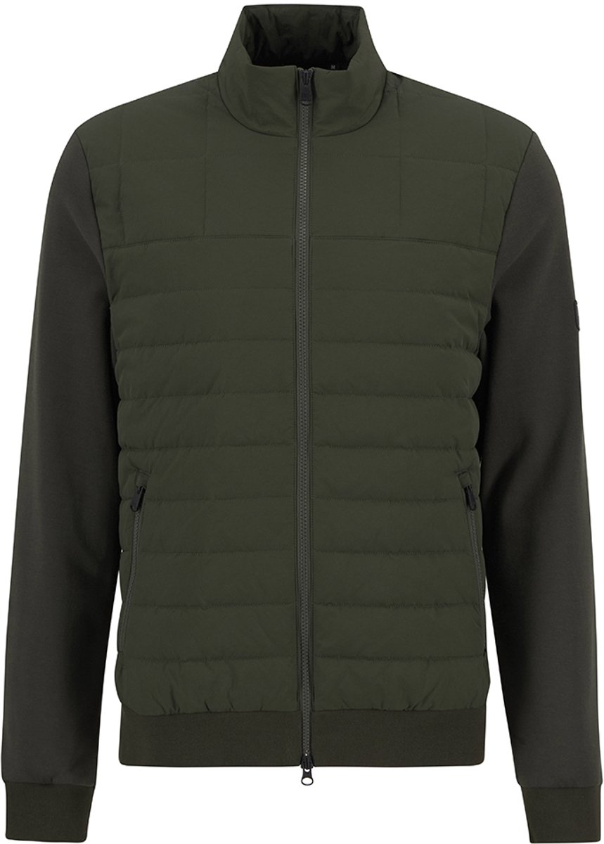 BARBOUR - Heren sweater - Maat L - Mannen - Groen -