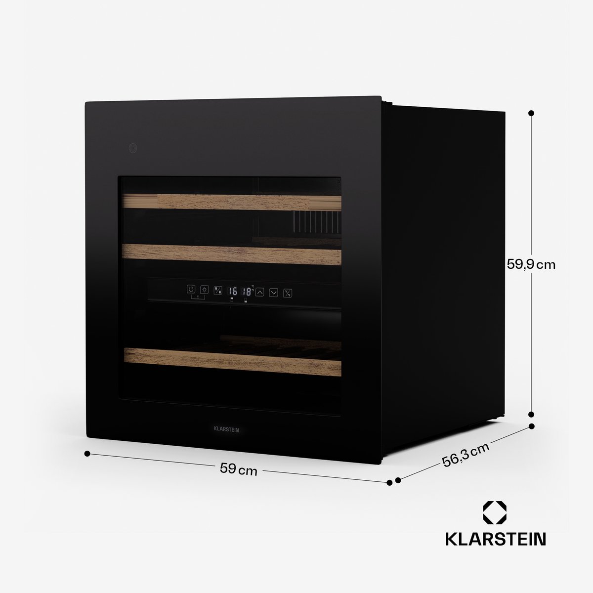 Klarstein Rhone 36 Duo Wijnkoelkast - 36 Flessen - afbeelding 3