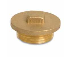 Messing Stop 3/4 inch, Draadstop voor Verwarming en Waterleiding