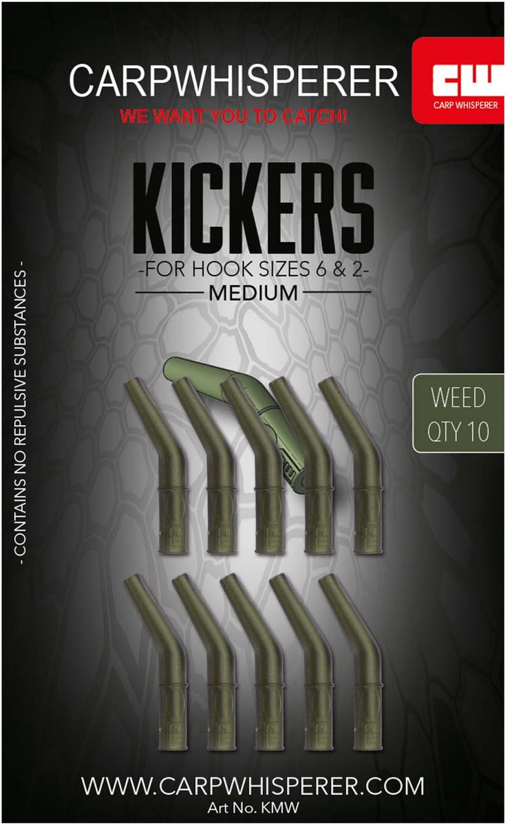 Carp Whisperer - Kickers - 10 stuks - Weed