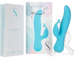 Swan - The Kissing Swan Rotating & Vibrating Blue