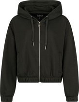 Black Premium by EMP zwarte capuchonjas met oversneden schouders - Dames - M