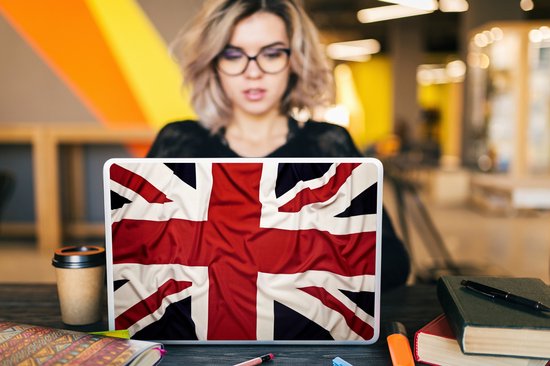 Sticker pour ordinateur portable - 15,6 pouces - Le drapeau de la Groot