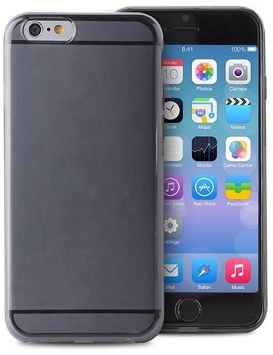 Puro Plasma Cover iPhone 8/7 ciemny przezroczysty