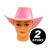 Feesthoedjes Cowboyhoeden Western Party (8st) - Mini Cowboy en Cowgirl Feesthoedjes Cowboyhoeden Western Party (8st) - Mini Cowboy en Cowgirl