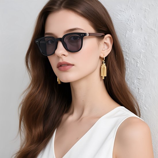 Opulfy - Zonnebril Heren en Dames - Gepolariseerd - Zwart van Opulfy — afbeelding 3