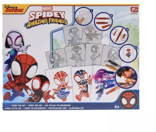 Spiderman Squishy Notitieboek, zachte omslag met Spiderman-patronen, rood en blauw, van 80% papier en 20% polyurethaan, origineel product, ontworpen in Spanje
