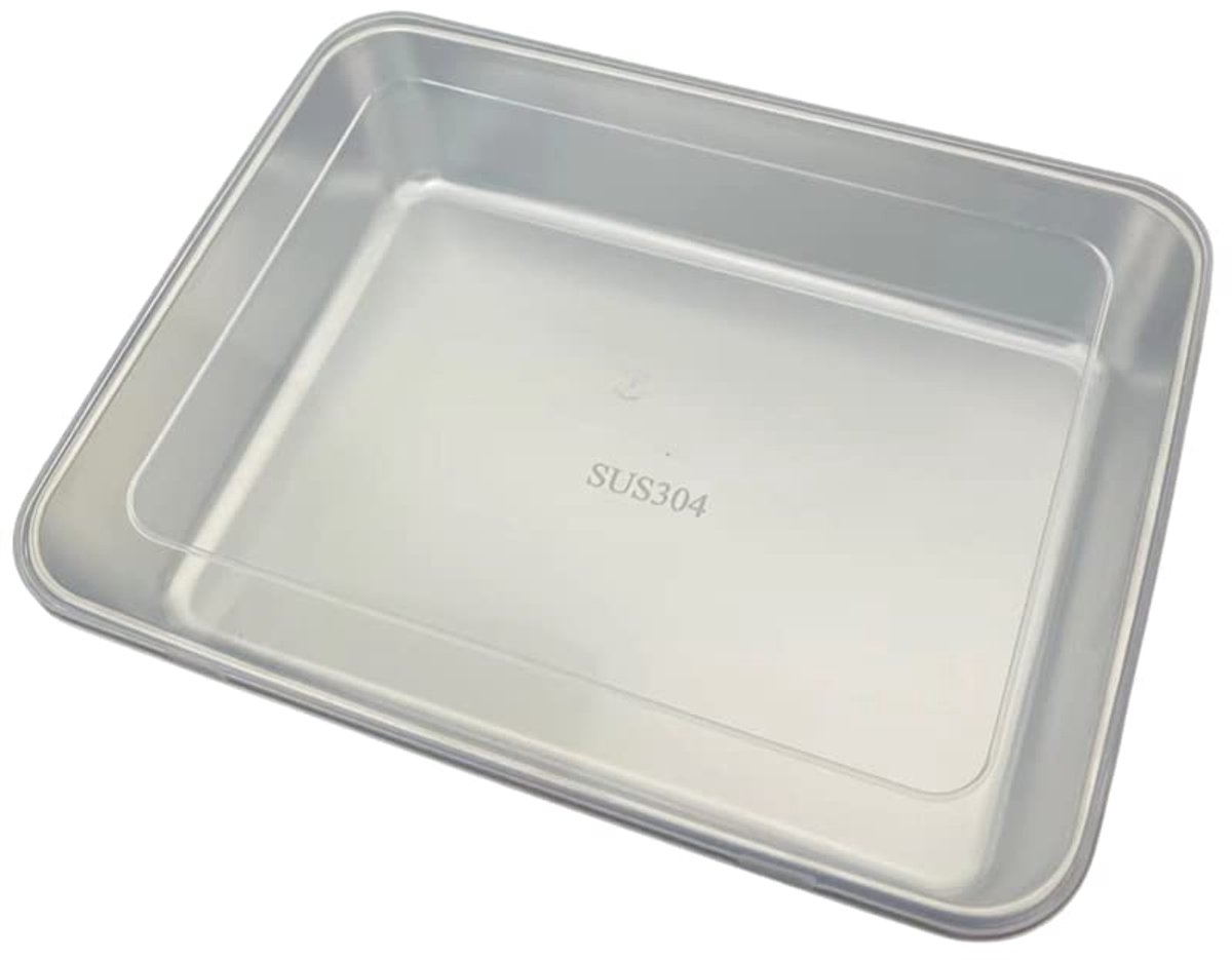 MVSR Voedselcontainers met deksels, maaltijdboxen, roestvrij staal, oven, vriezer en vaatwasserbestendig (1200 ml)
