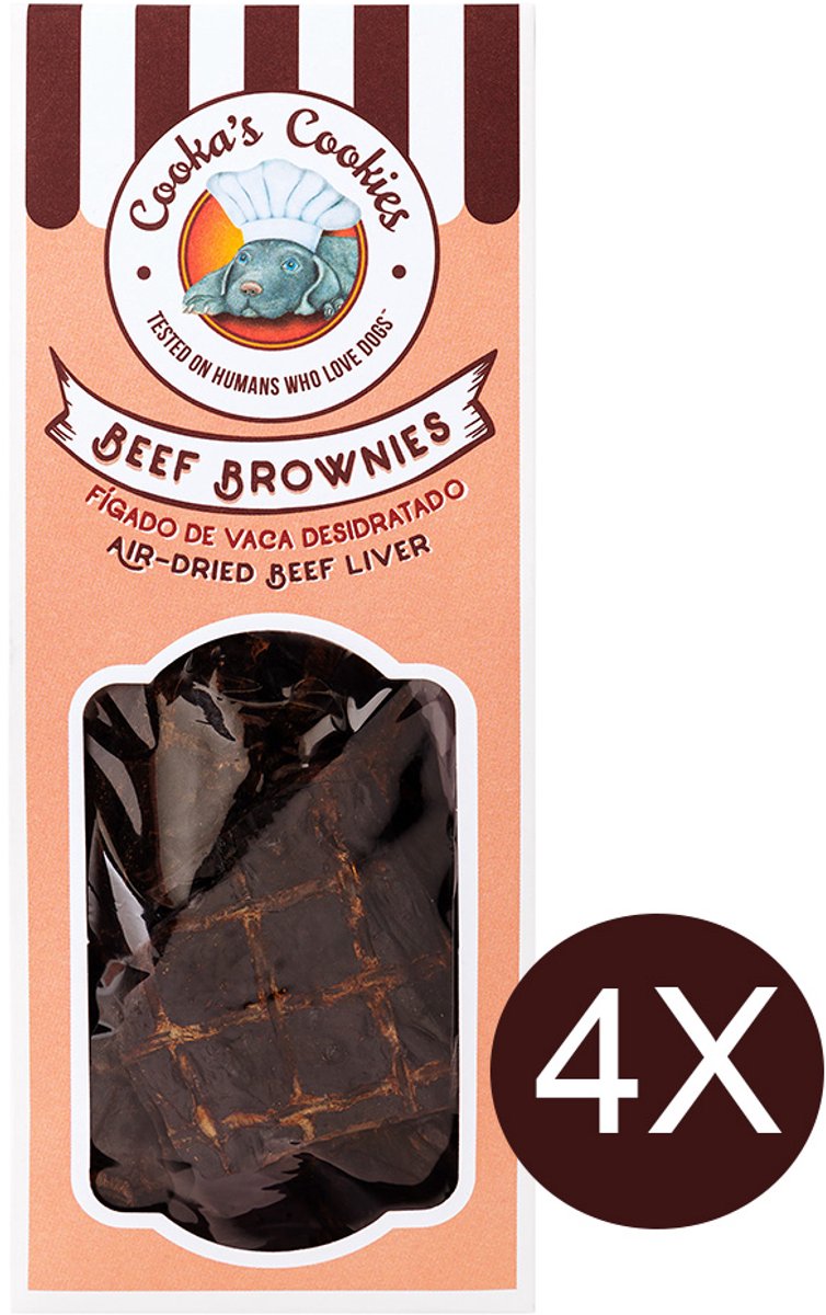 Beef brownies multipack 4x95g