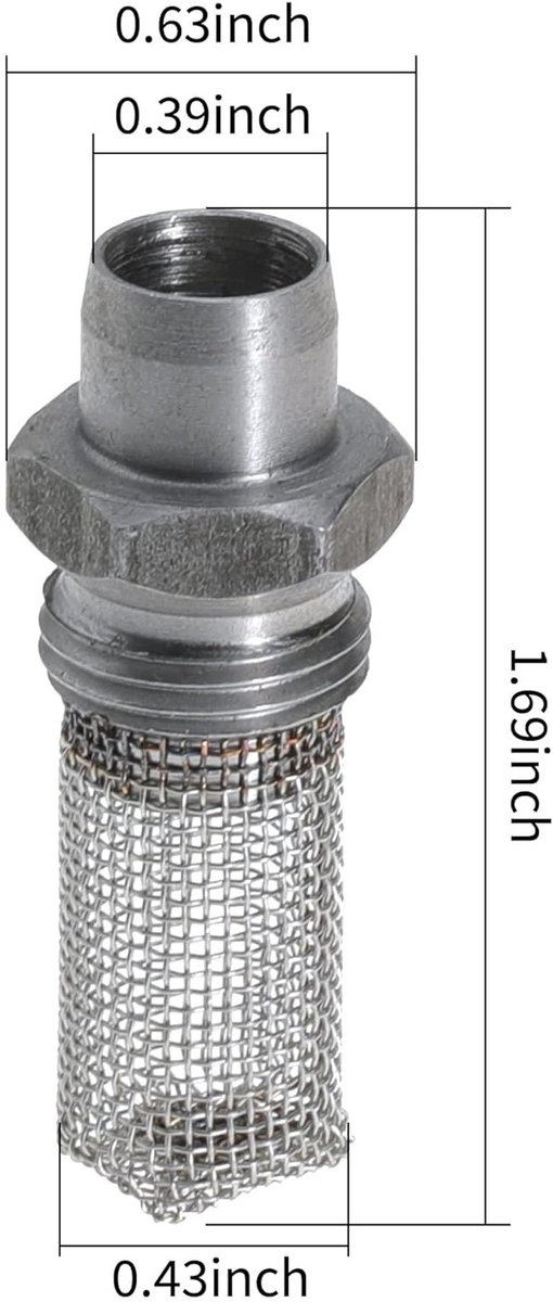 Geschikt voor BG55, BG56, BG85 en BG86 blowers, geluiddempers met vonkenvangers van Merkloos	 — afbeelding 2
