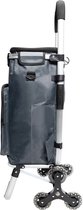Boodschappentrolley 6 Wielen - Trapklimmer - Koelvak - 40L - 50kg - Opvouwbaar - Steekwagen - Aluminium Frame - Lichtgewicht