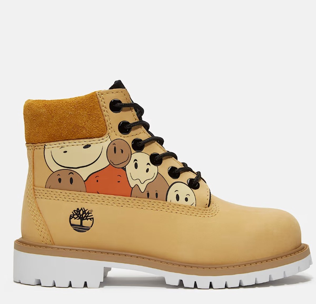 Timberland® Premium 6 Inch Waterproof Boot voor juniors in lichtgeel