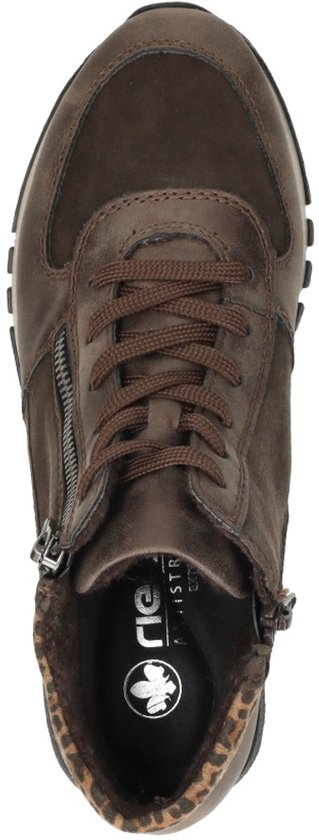 Bottes à lacets Rieker en synthétique marron - Taille 37