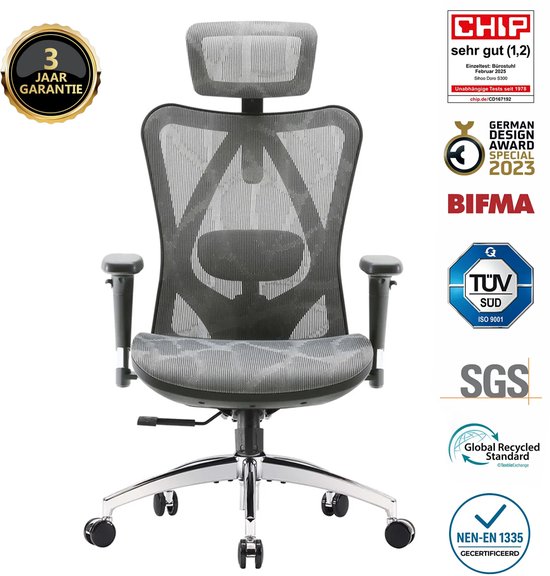 SIHOO M57 Ergonomische Bureaustoel met (EAN: ...8320) - SIHOO - €179,99