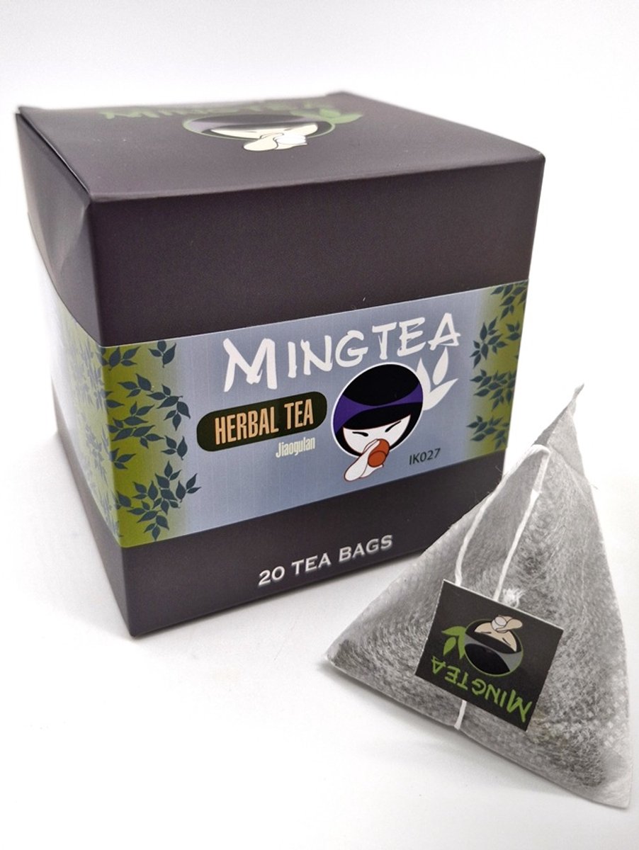 5 x Gynostemma (Jiaogulan) 20 zakjes/100 zakjes – Premium uit gecontroleerde teelt – Natuurlijk & cafeïnevrij