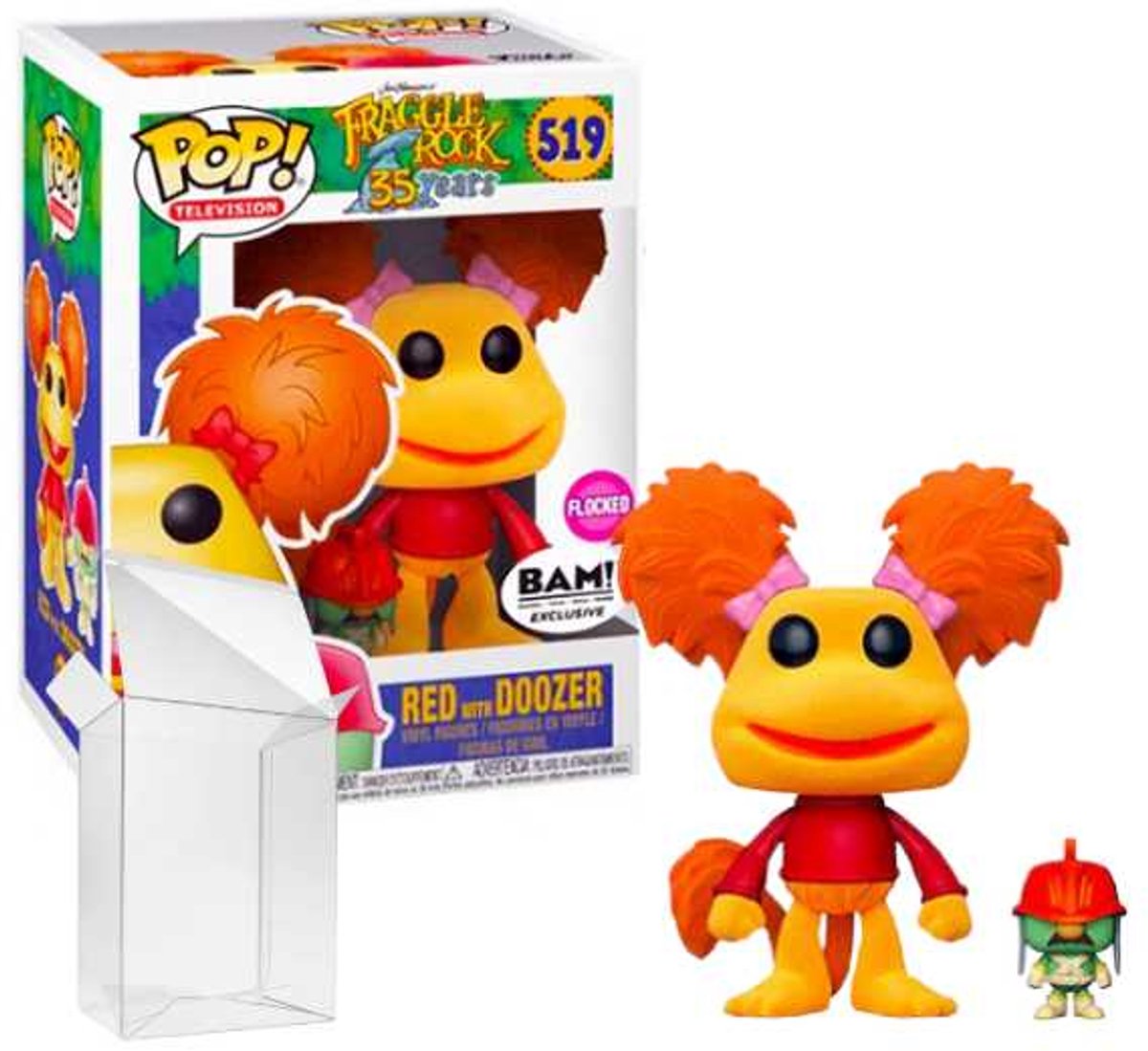 Red with Doozer Flocked #519 Limited Editie - Fraggle Rock - Television - Funko POP!