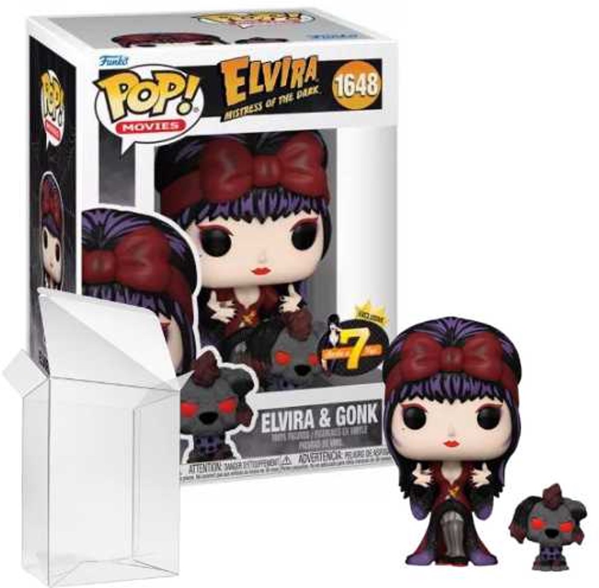 Funko Pop! Movies: Elvira mistress of the dark - Elvira & Gonk #1648 7BAP Exclusive