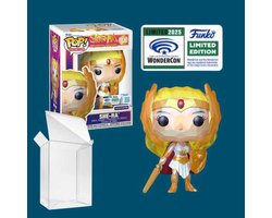 Funko Pop! Animation: She-Ra Princess of Power (Faceted) #1838 LE3000 [2025 Wondercon OFFICIAL Sticker] Exclusive
