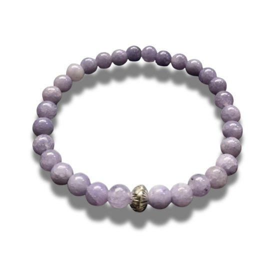 Zilveren Armband met Natuursteen Angeliet