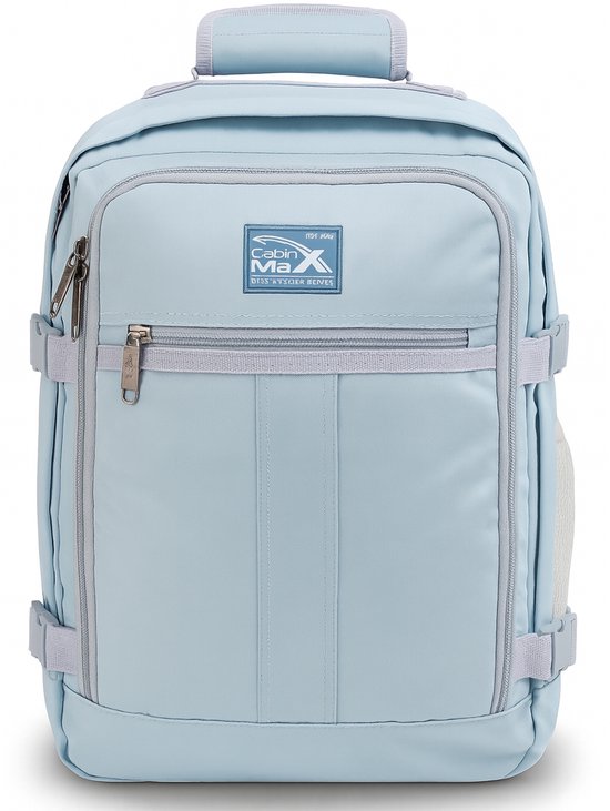 CabinMax Metz Reistas – Handbagage 24L Wizz Air – Rugzak Transavia – Schooltas - 40x30x20 cm – Compact Backpack – Lichtgewicht – Aspen Blue