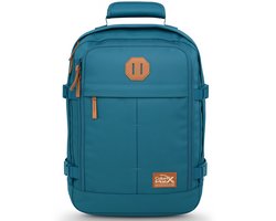 CabinMax Metz Reistas – Handbagage 24L Wizz Air – Rugzak Transavia – Schooltas - 40x30x20 cm – Compact Backpack – Lichtgewicht – Petrol Blue