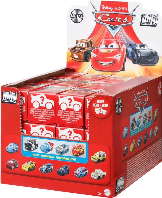 Disney Verrassingsauto Cars Micro Racer Junior Die-cast