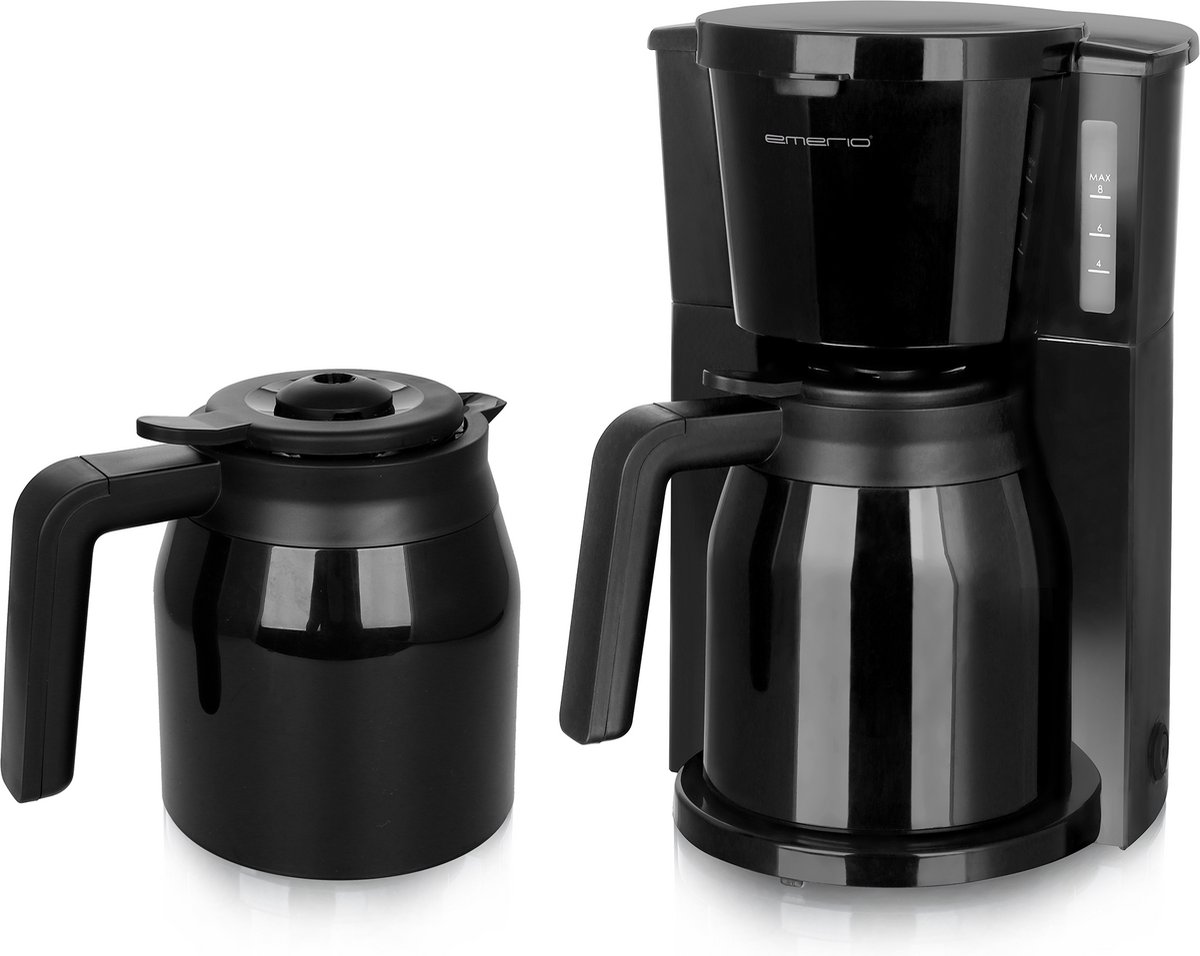 Emerio CME-125050 -  Koffiezetapparaat - Inhoud 1L - Uitneembare filter - Zwart