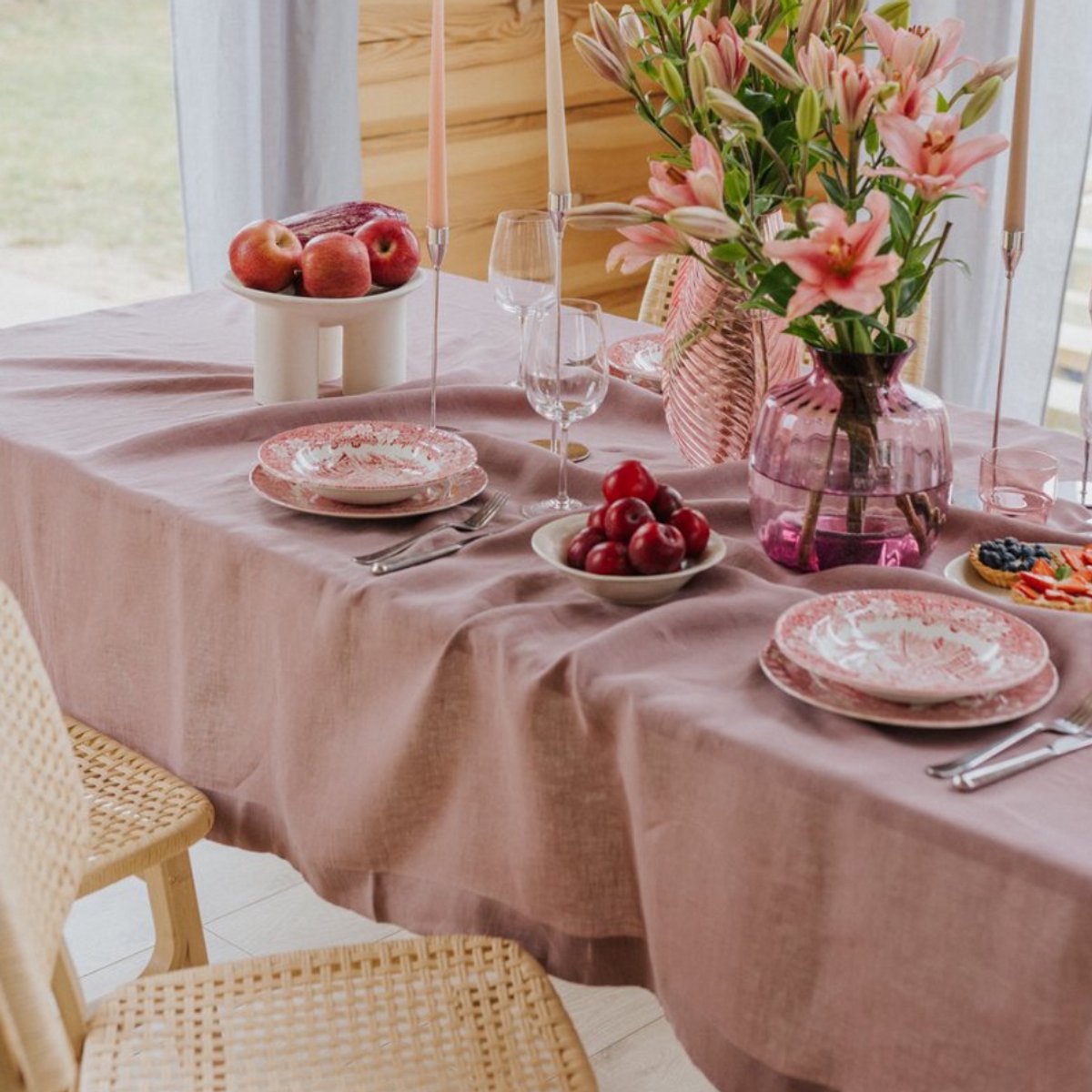 YCOLL Kerst Tafelrunner Winter Waterafstotend - Moderne Tafel Decoratie voor Eetkamer, Keuken en Feest, Tafelrunner Lengte 140 cm, Feestelijke Decoratie Binnen Buiten