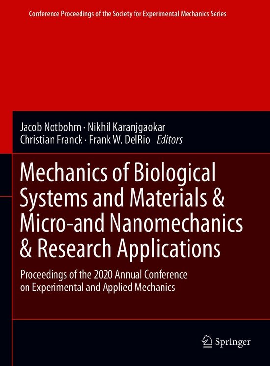Mechanics of Biological Systems and Materials Micro and Nano ... - cover