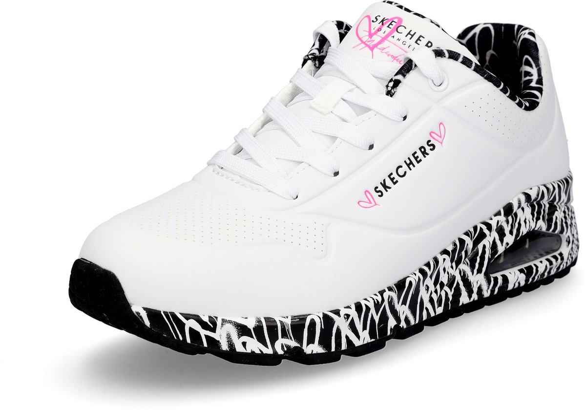 Skechers Uno - Loving Love Dames Sneakers - White