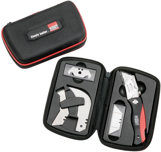 Foto: Bessey knipmes stanleymes in draagtasje met extra mesjes dbkph set