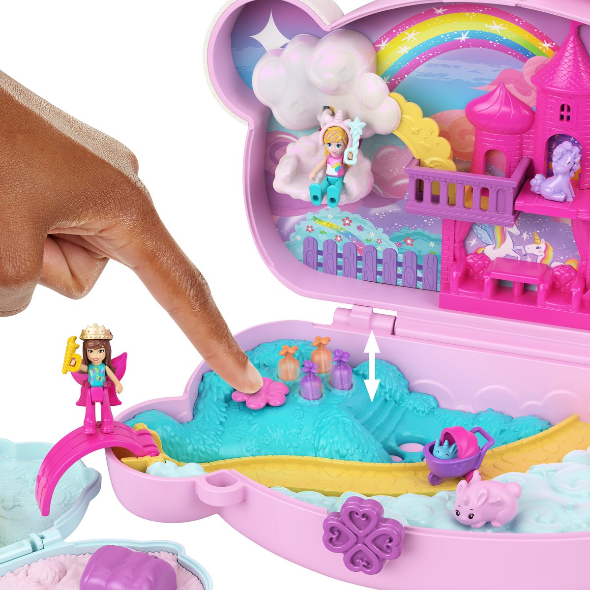 Polly Pocket 2-in-1 Konijntjesplezier - Tasje met compacte speelset — afbeelding 11