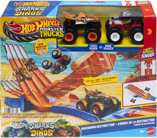 HOT WHEELS Monstertrucks RACEN EN SLOPEN van Hot Wheels — afbeelding 2