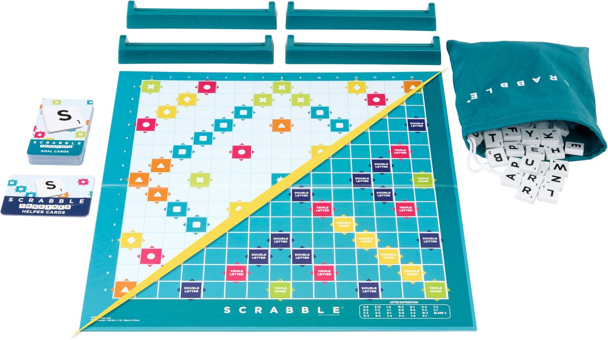 Games Scrabble, Bordspel, Word, 8 jaar, Familiespel