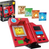 MEGA Pokémon Pokédex van Regio Kanto - 5 Verwisselbare Kaarten van Pikachu, Bulbasaur, Charmander, Squirtle en Eevee