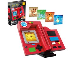 MEGA Pokémon Pokédex van Regio Kanto - 5 Verwisselbare Kaarten van Pikachu, Bulbasaur, Charmander, Squirtle en Eevee