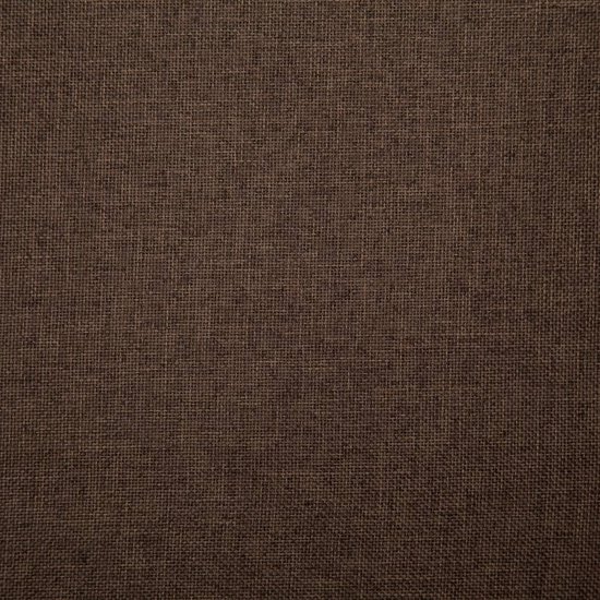 vidaXL Bankje 139,5 cm polyester bruin