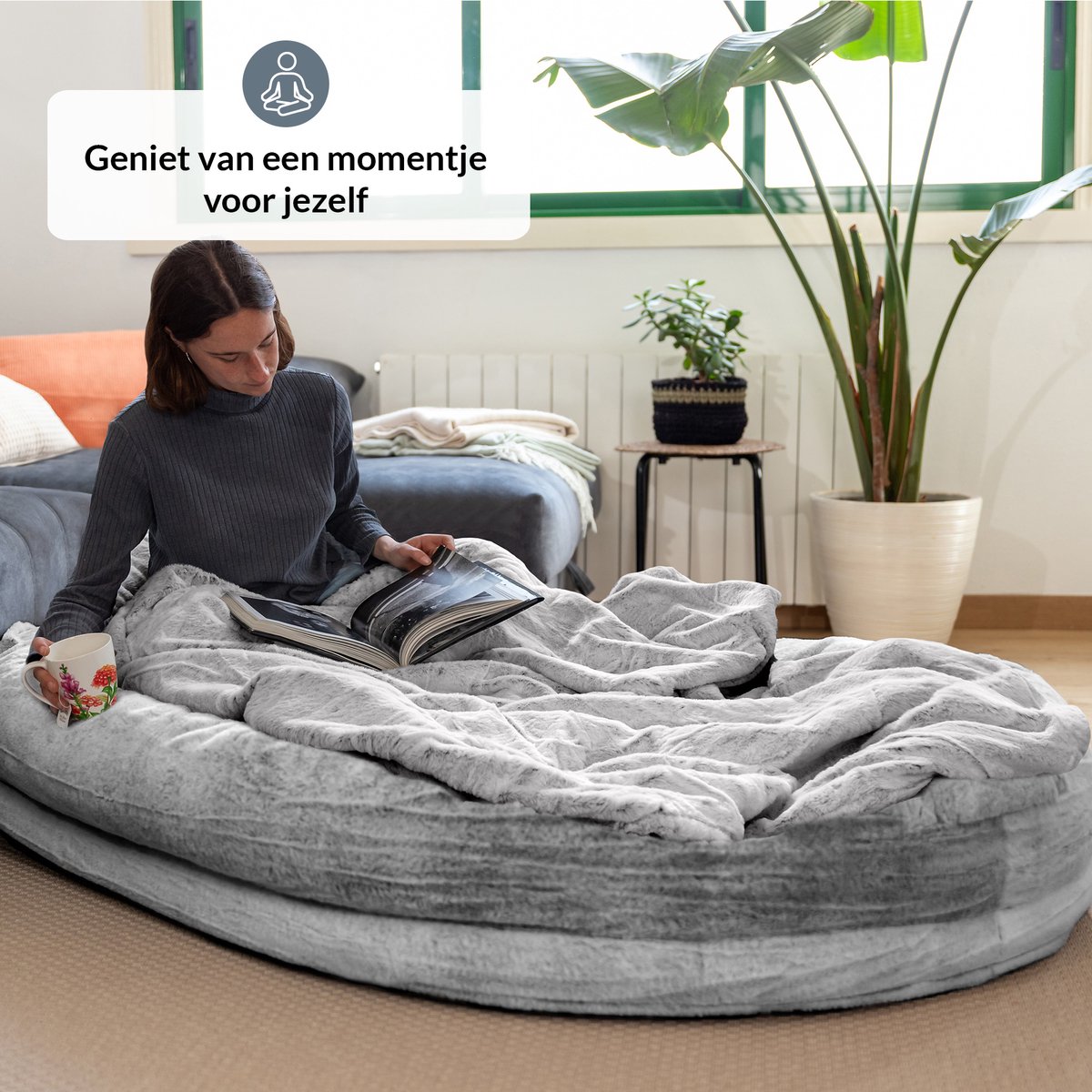 Human Dog Bed XXL - Groot zitzakbed voor volwassenen thumbnail 4