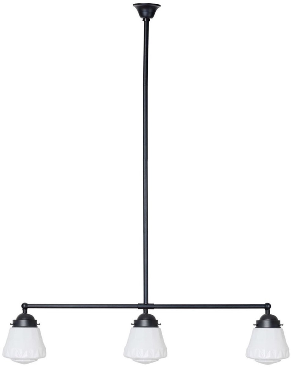 Coloured by Art Moonlight T-lamp 3 lichts Bold - Art Deco Trade Zwart