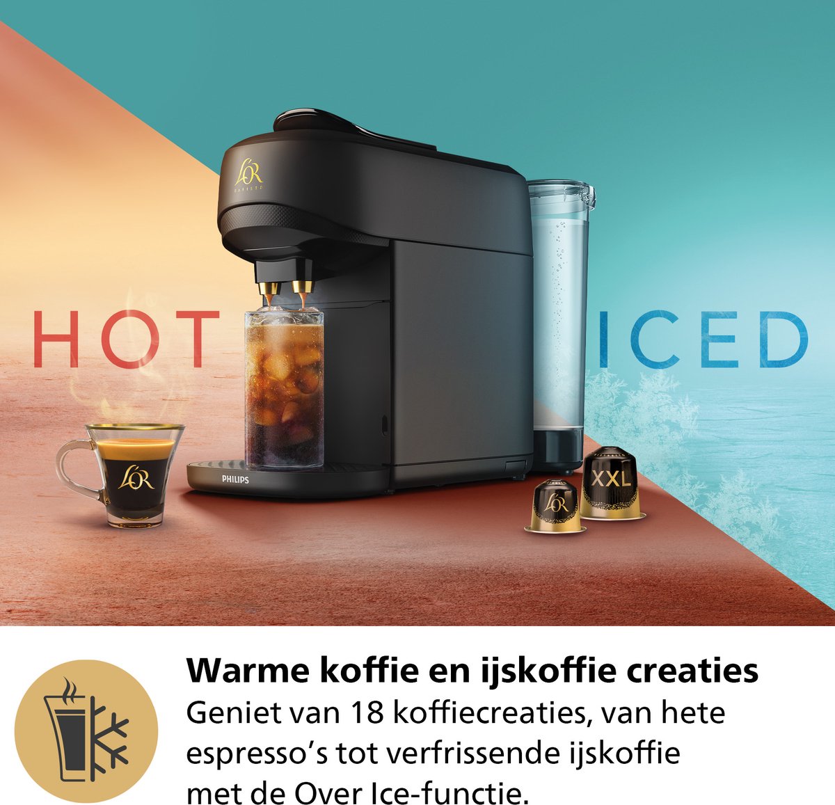 Philips L'OR Barista Absolu LM9512/60 koffiecupmachine, zwart thumbnail 2