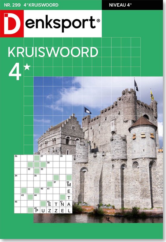 Denksport Puzzelboek Kruiswoord 4*, editie 299