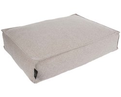D&D Home Eden Hondenmatras - Hondenkussen - Waterafstotend & Wasbare Hoes - Anti-slip - S 70x50x14cm - Taupe