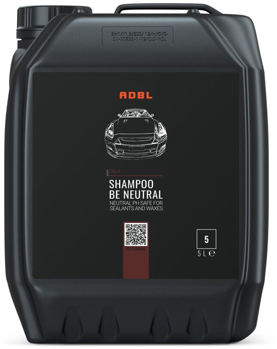 ADBL - Shampoo Be Neutral 5 ltr - Autoshampoo - pH Neutral