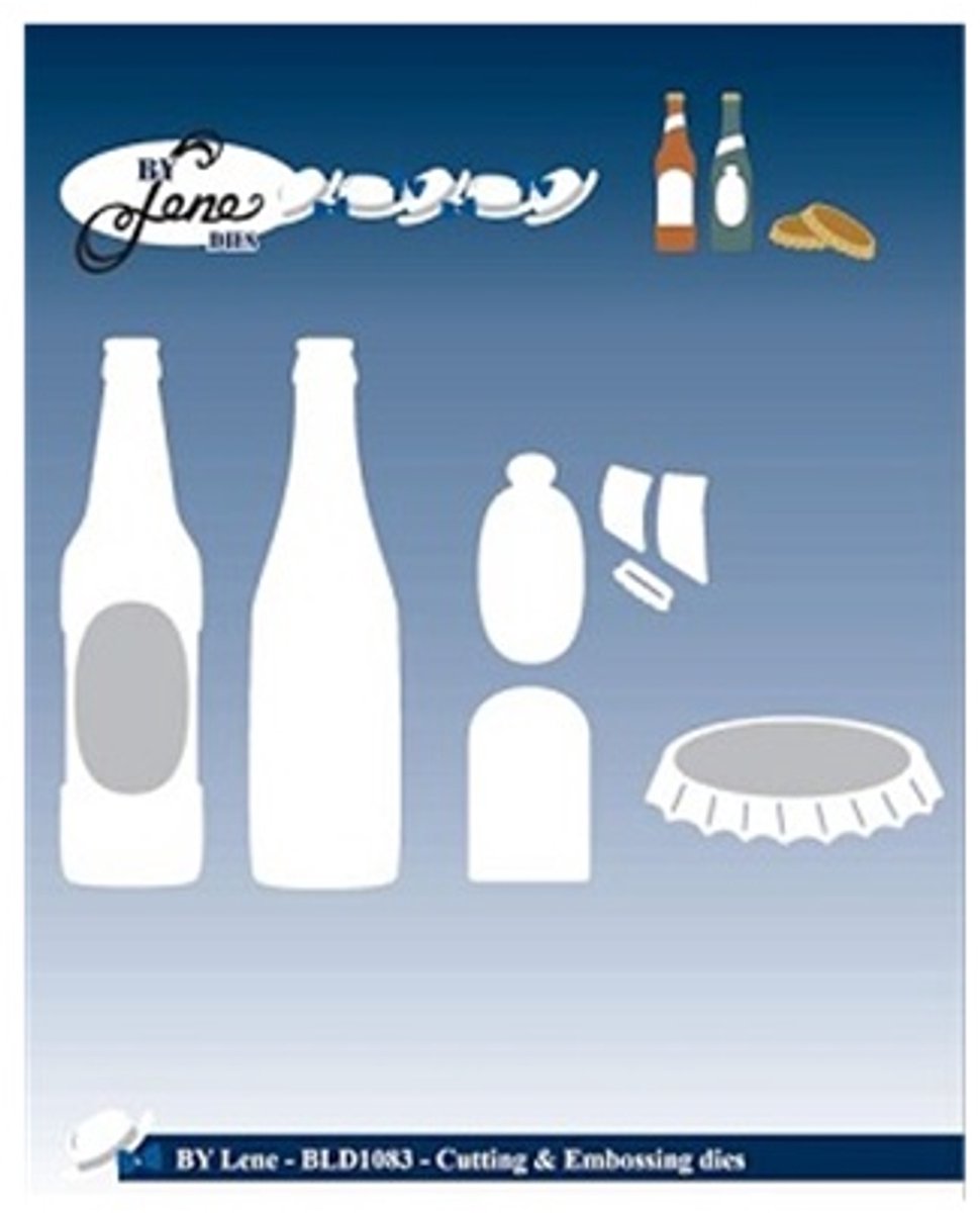 By Lene - Snijmal BLD 1083 - Beer bottle