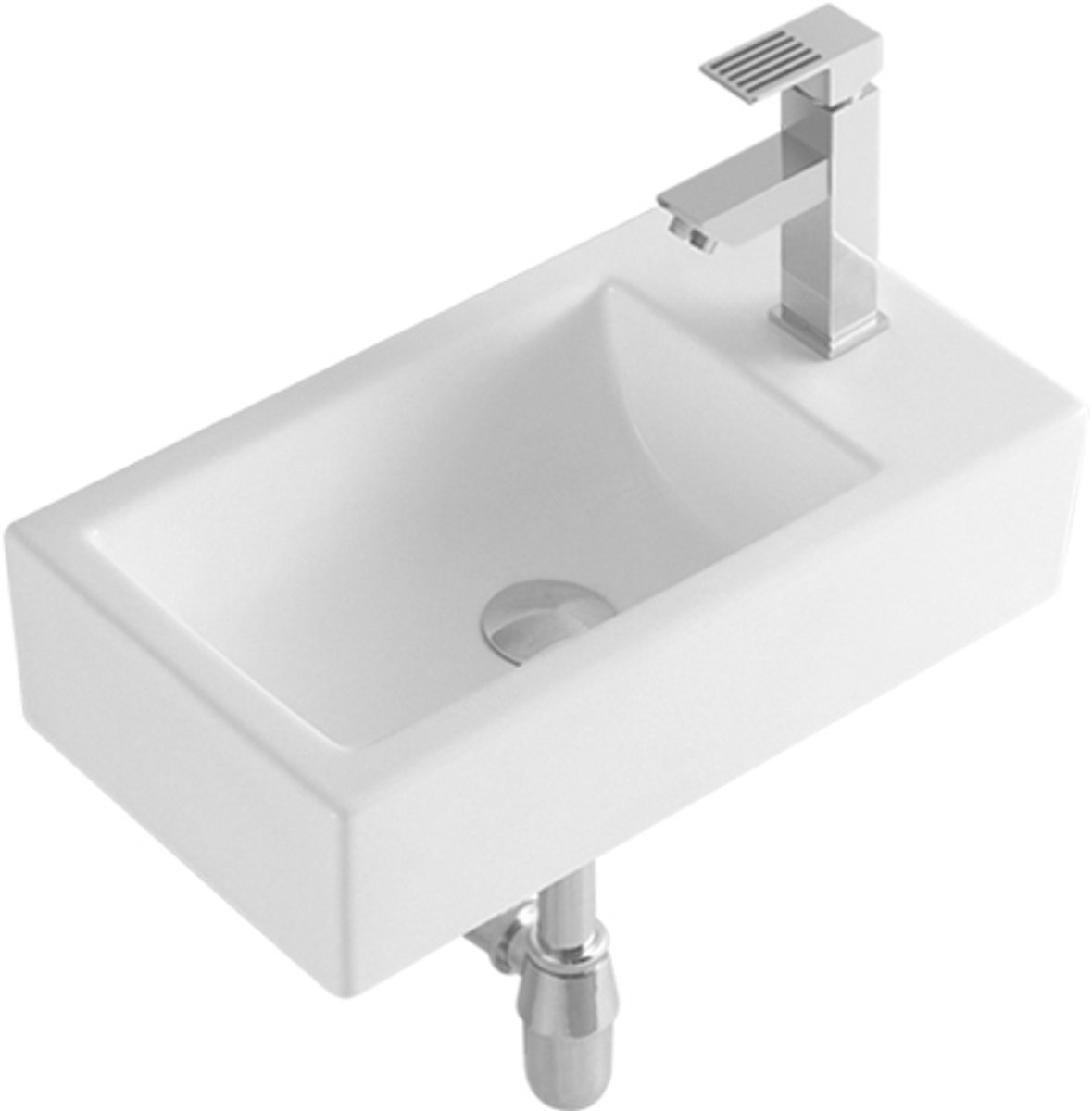 TOILETFONTEIN | WIT | 455x255x120 mm