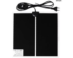 RFWR® Waterdichte verwarmingsmat voor terrarium - Instelbare temperatuur, 28 x 28 cm