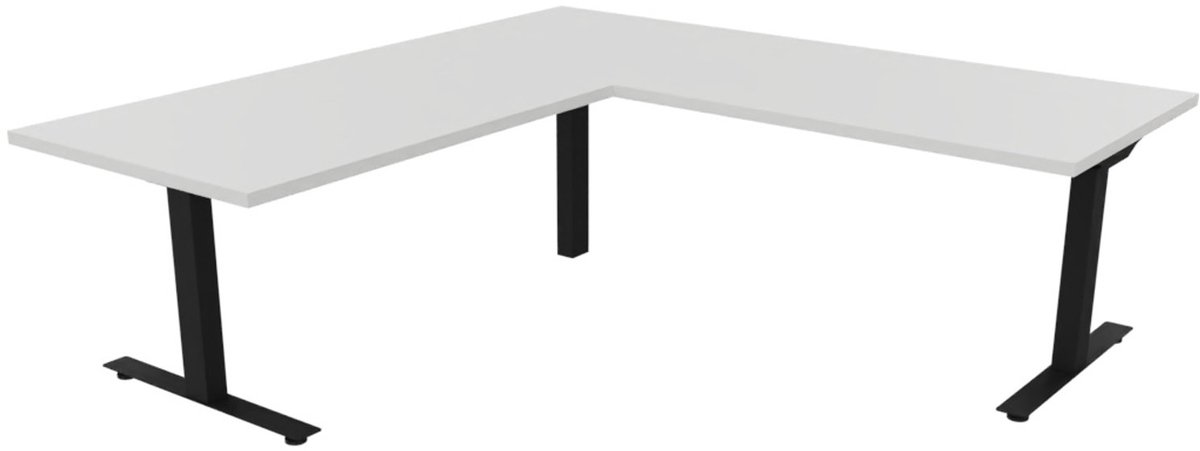 Easydesk Professional hoekbureau - elektrisch - 180x160